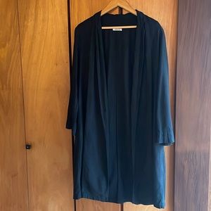 Ali Golden black silk coat